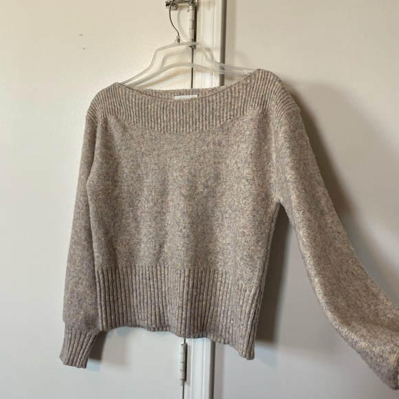 Design History multi-colored speckled wide neck cropped sweater size women's xs - Picture 7 of 7